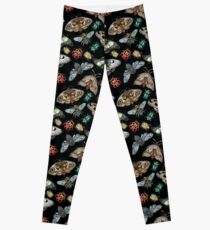 Lino Print Bugs and Insects Leggings