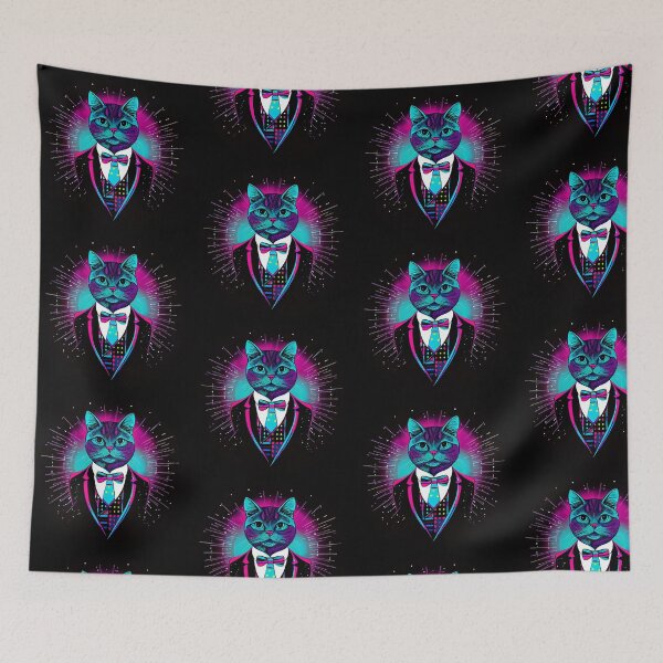 Item preview, elegant cat in a suit designed and sold by ArtificialGenes.