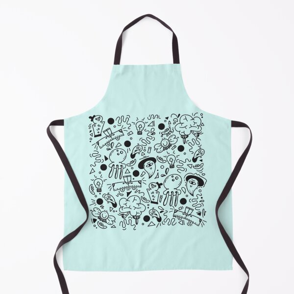 Item preview, happy alien doodle designed and sold by Midastic.