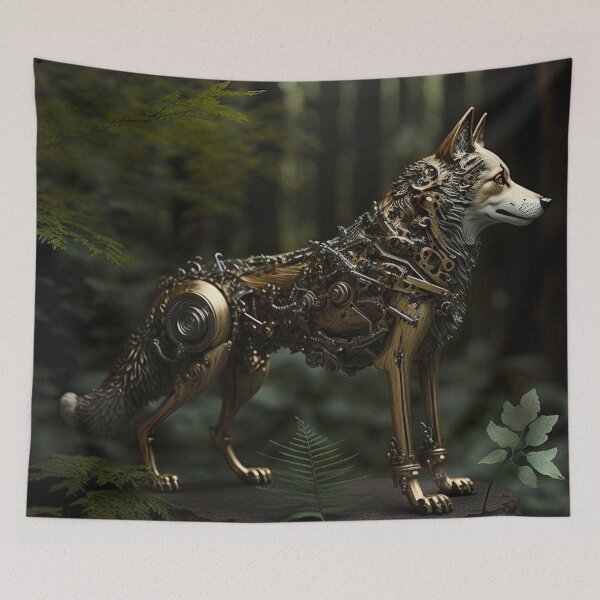 Item preview, Steampunk Inspired Metal Dog #3 designed and sold by Galviato.