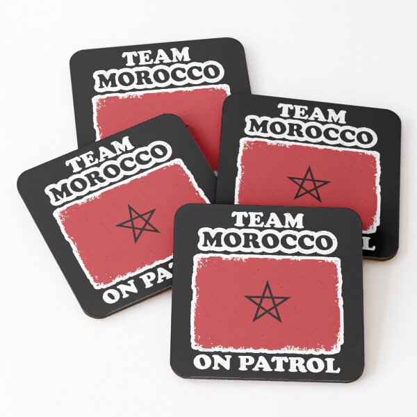 Item preview, Team Morocco On Patrol - Morocco FIFA WORLD CUP 2022  designed and sold by LAPSOStudios.