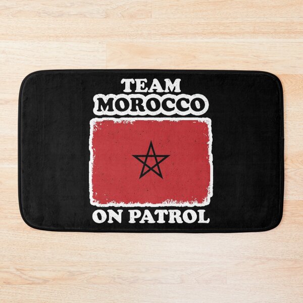 Item preview, Team Morocco On Patrol - Morocco FIFA WORLD CUP 2022  designed and sold by LAPSOStudios.