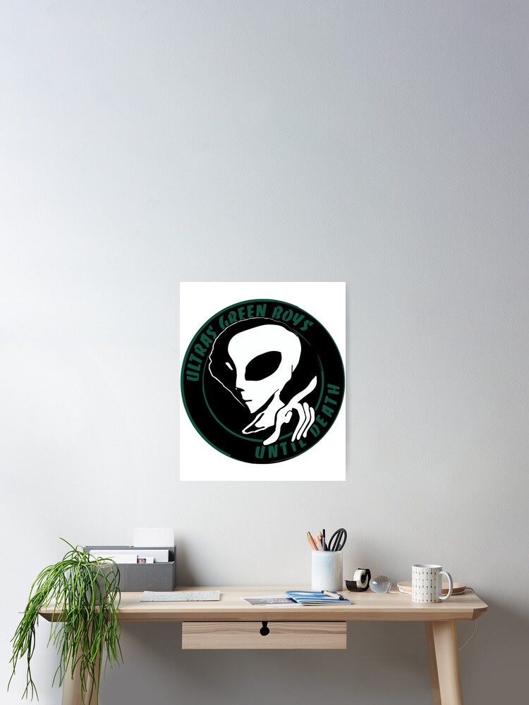 Ultras Green Boys Raja Casablanca RCA Curva Sud Poster