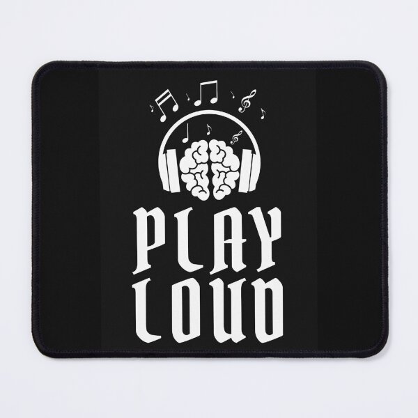 Item preview, Play Loud Quote White Graphic designed and sold by MotionWaves.