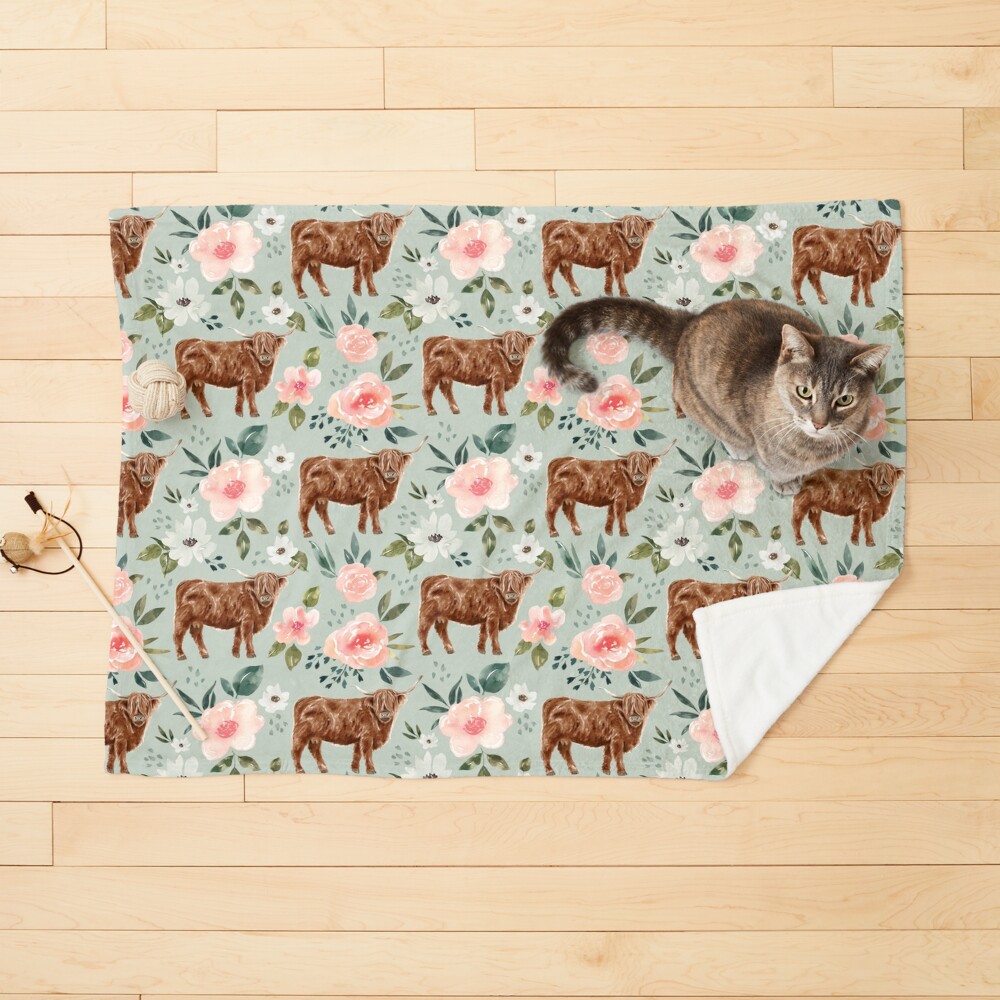 Vista previa del artículo con la obra «Manta para mascotas», diseñado y vendido por cateandrainn.