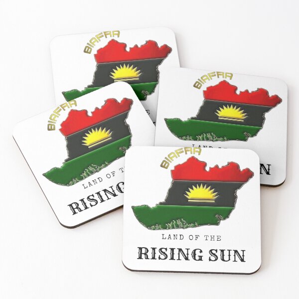 Item preview, Biafra the land of the rising sun, on tshirts, canvas, mounted and wall art print designed and sold by BiafraUplift.