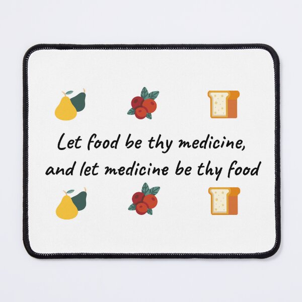 Item preview, Let food be thy medicine, and let medicine be thy food designed and sold by BRAZILCOOLSHIRT.