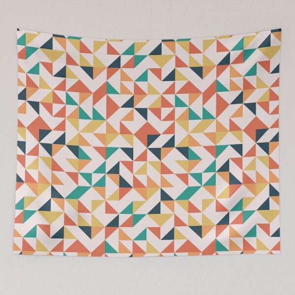 Item preview, Epic Geometric Colourful Triangle Pattern  designed and sold by Trendy-Now.