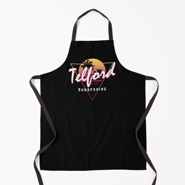 Item preview, Funny 80s Retro Sunset 'Telford' Shropshire designed and sold by dinosareforever.