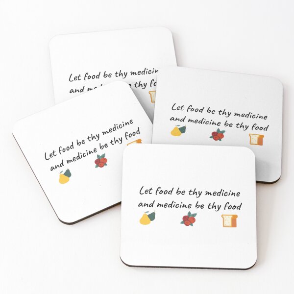 Item preview, Let food be thy medicine and medicine by thy food designed and sold by BRAZILCOOLSHIRT.