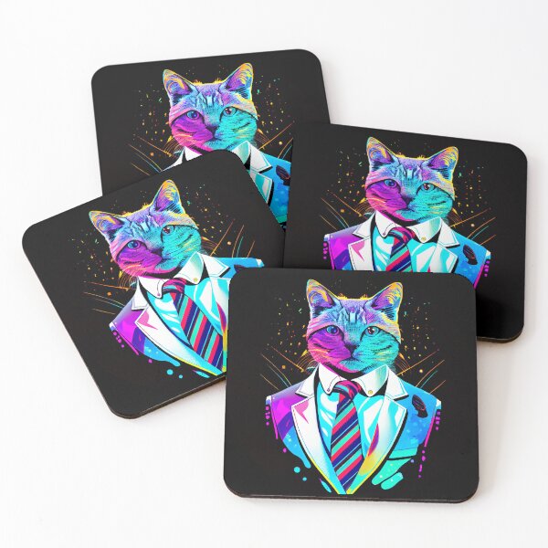 Item preview, elegant cat in a suit designed and sold by ArtificialGenes.