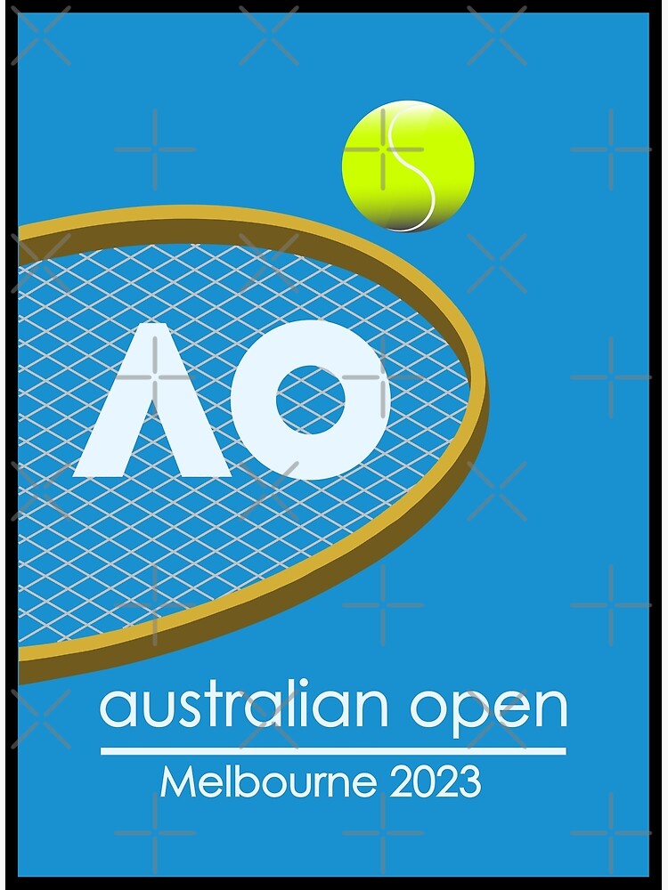 "Australian Open Tennis Tournament Melbourne 2023" Poster for Sale by