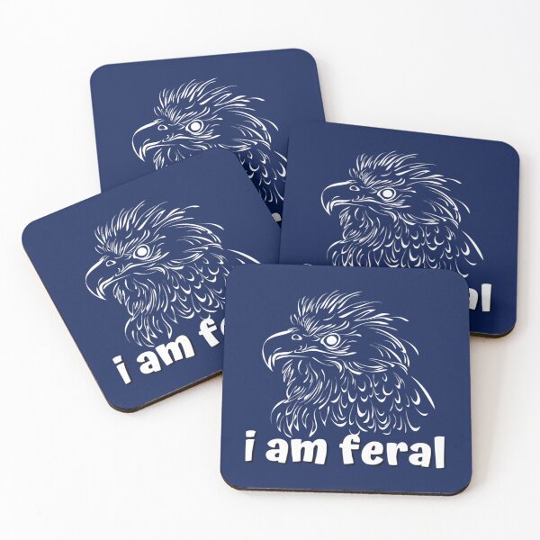 Item preview, I Am Feral Funny Bumper     designed and sold by mclelandpung.