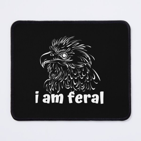 Item preview, I Am Feral Funny Bumper designed and sold by mclelandpung.