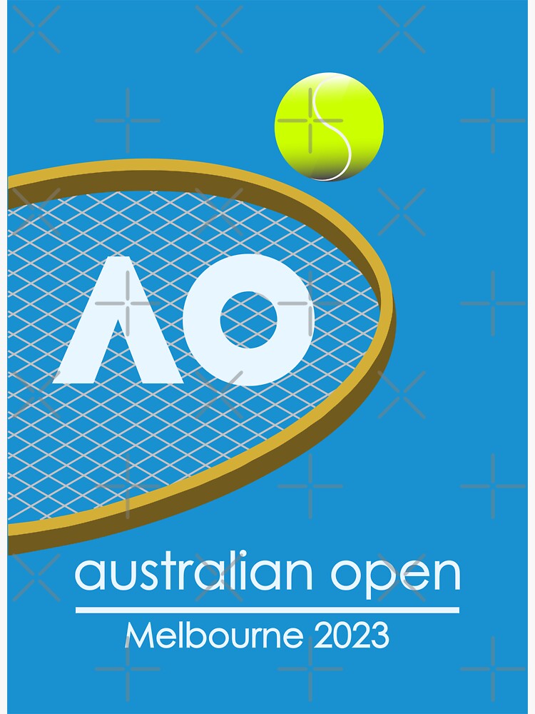 "Australian Open Tennis Tournament Melbourne 2023" Sticker for Sale