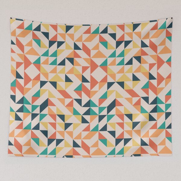 Item preview, Fantastic Geometric Colourful Triangle Pattern  designed and sold by Trendy-Now.