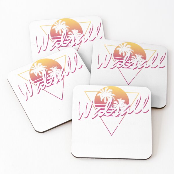 Item preview, Funny 80s Retro Sunset 'Walsall' West Midlands designed and sold by dinosareforever.