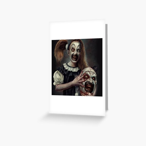 Vista previa del artículo con la obra «Terrifier 2- La niña pálida», diseñado y vendido por Brush-Master.
