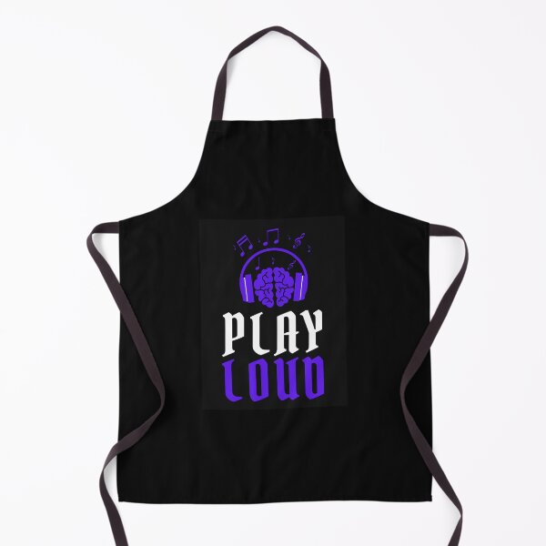 Item preview, Play Loud Quote Blue Graphic designed and sold by MotionWaves.