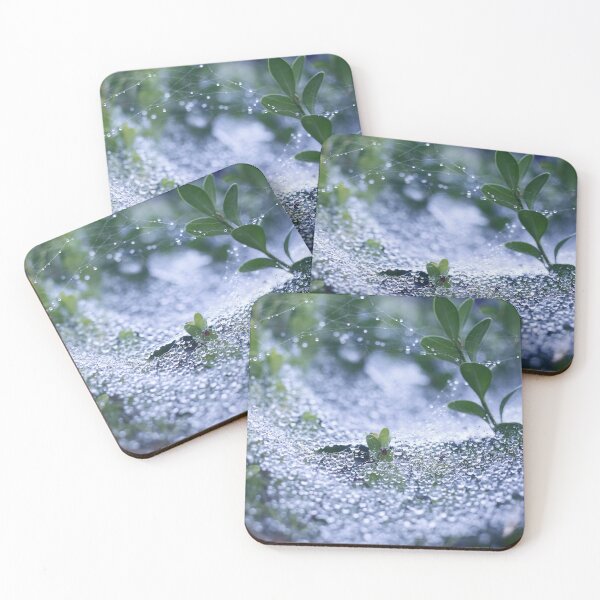 Item preview, Dew covered spider web designed and sold by brycecphotos.