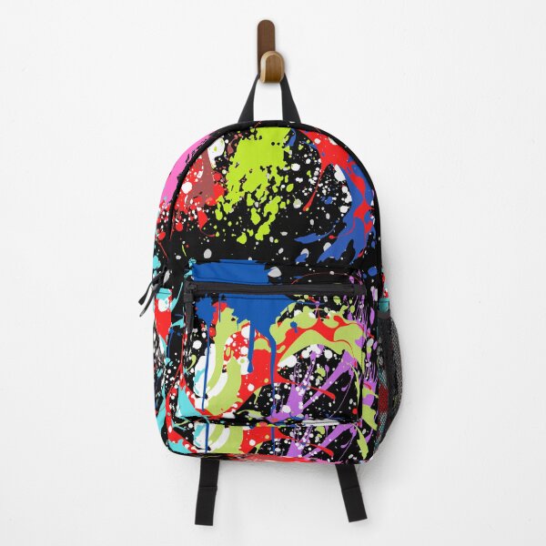 Item preview, colorful splash in black designed and sold by NUSUSDREAM.