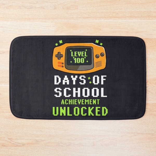 Item preview, level 100 days of school completed, level 100 days of school achievement unlocked designed and sold by Dolphi-s.
