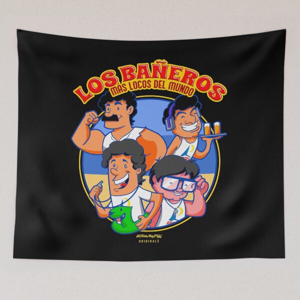 Item preview, LOS BAÑEROS MÁS LOCOS DEL MUNDO designed and sold by frikybomb.