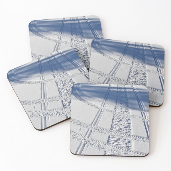 Item preview, A snowmobile track in the snow designed and sold by Claude Laprise.
