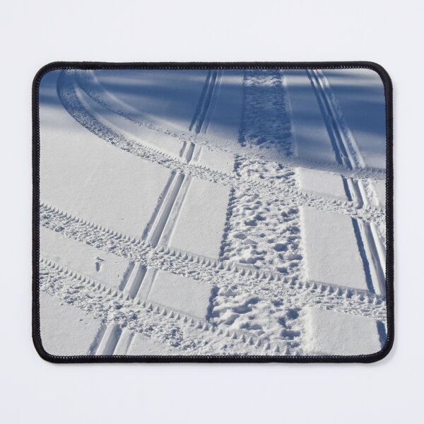 Item preview, A snowmobile track in the snow designed and sold by Claude Laprise.