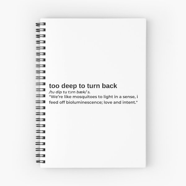 Item preview, Too Deep To Turn Back by Daniel Caesar designed and sold by RapLyricsStore.