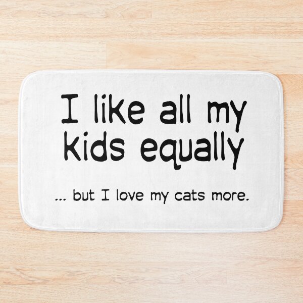 Item preview, I Love My Cats More. designed and sold by wanderingmelon.