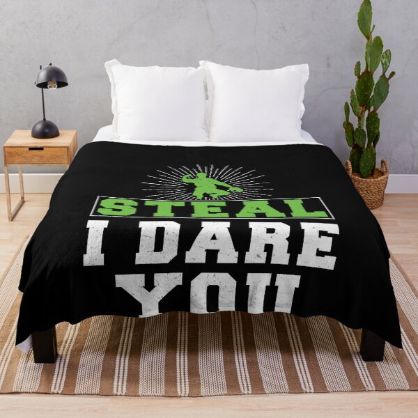 Item preview, Steal I Dare You Funny Baseball Season For Iron Mask Catcher designed and sold by StrongShirts.