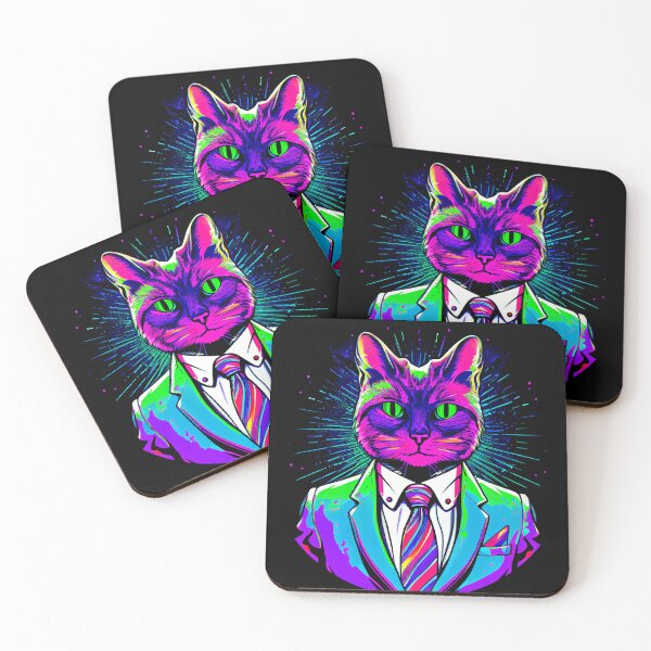 Item preview, elegant cat in a suit designed and sold by ArtificialGenes.