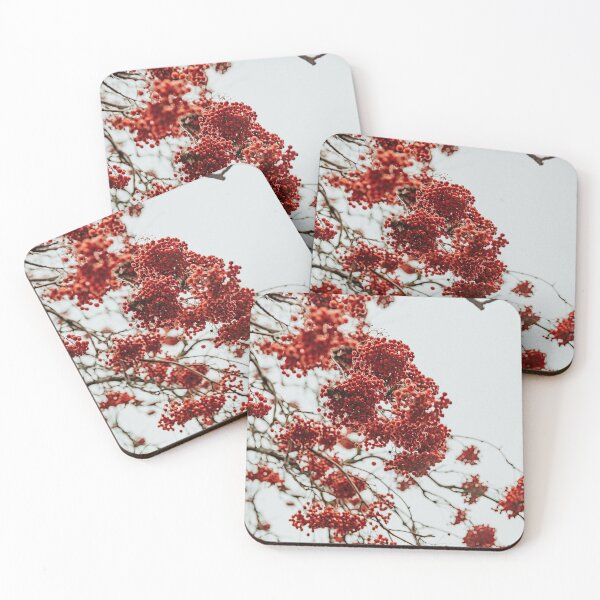 Item preview, Red blossom of berries designed and sold by KAY Artists.