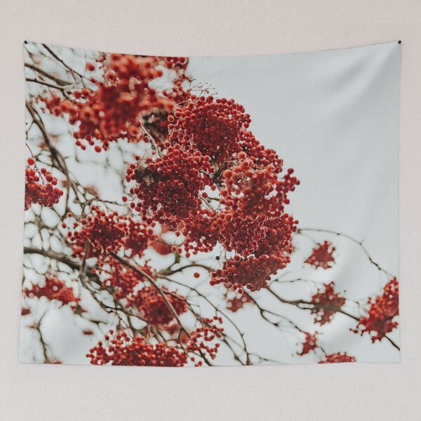 Item preview, Red blossom of berries designed and sold by KAY Artists.