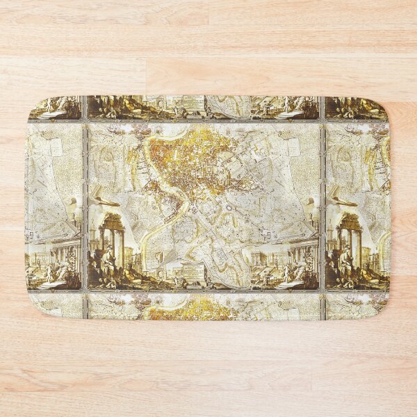 Item preview, Vintage old map of Rome, Italy. Ancient map of the city of Rome designed and sold by Long Exposure.