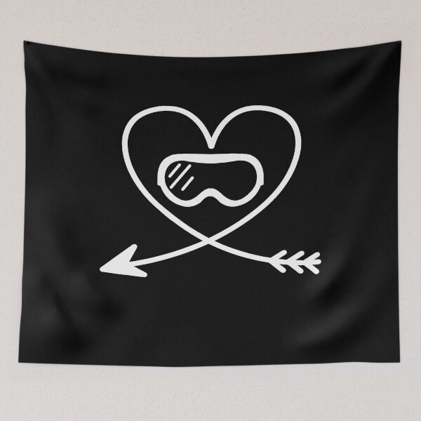 Item preview, Ski Goggles Heart Arrow designed and sold by 1681830934131.