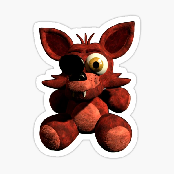 FNAF Foxy Sticker Sticker for Sale by NebulaDunes