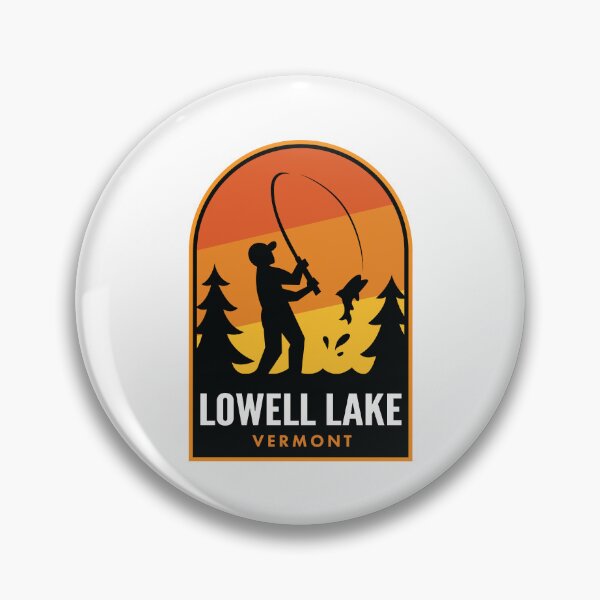 Item preview, Lowell Lake Vermont Fishing designed and sold by HalpinDesign.