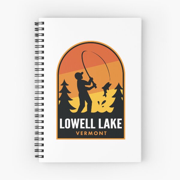 Item preview, Lowell Lake Vermont Fishing designed and sold by HalpinDesign.