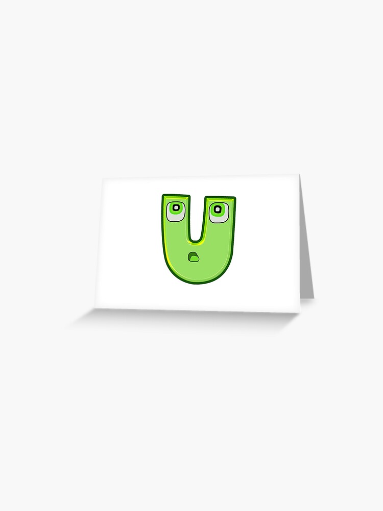 alphabet lore U Sticker for Sale by MohammedMJ