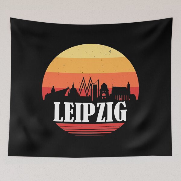 Item preview, Leipzig Retro Skyline designed and sold by 1681830934131.