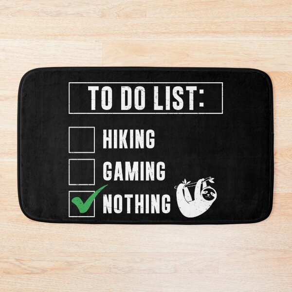 Item preview, To Do List Nothing Funny Slow Slothing For Lazy Sloth Lovers designed and sold by StrongShirts.