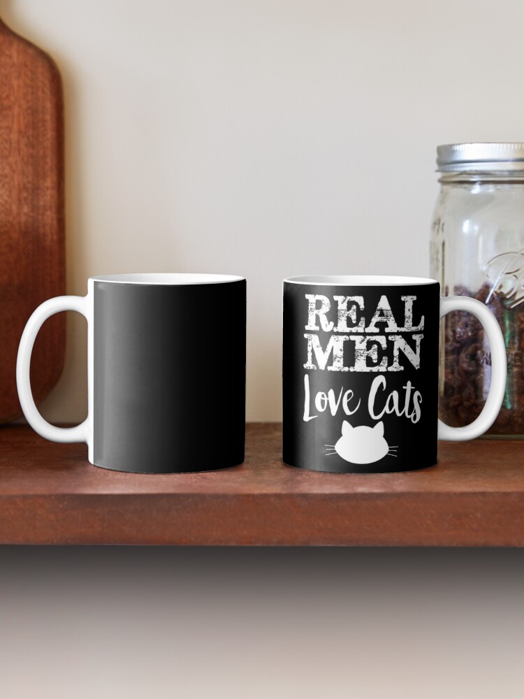 Real Men Love Cats Travel Mug