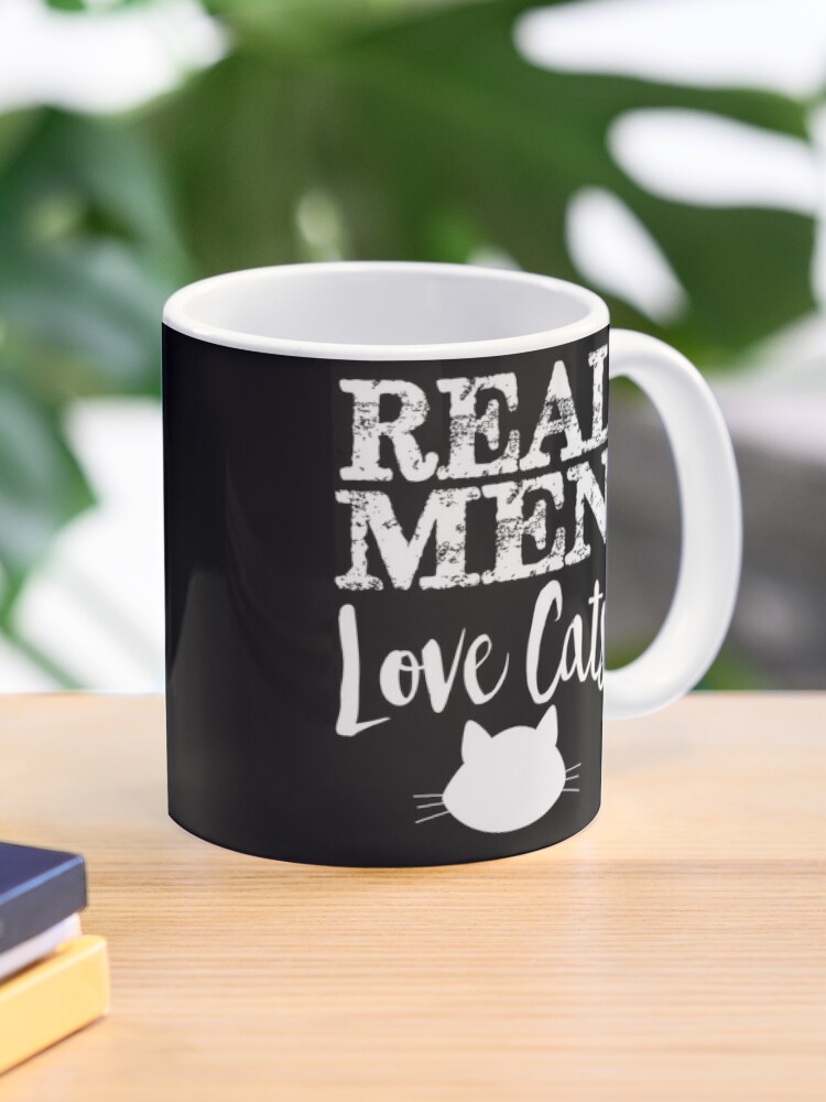 Real Men Love Cats Travel Mug