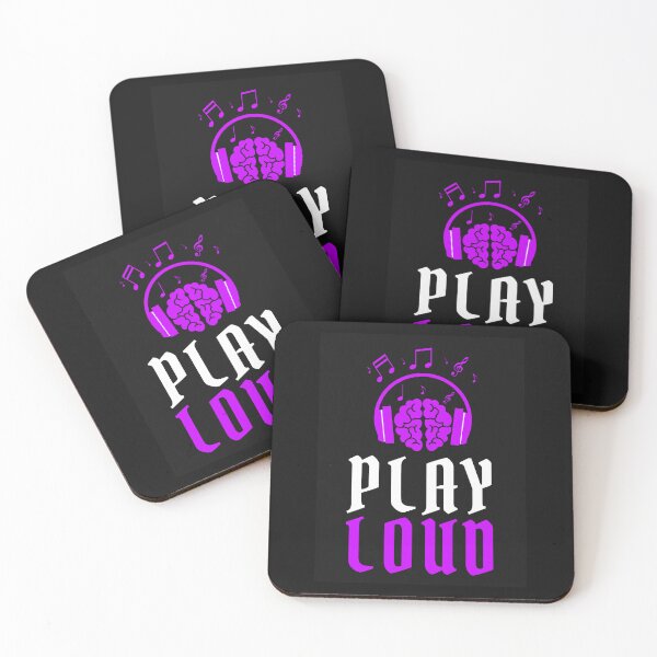 Item preview, Play Loud Quote Purple Graphic designed and sold by MotionWaves.