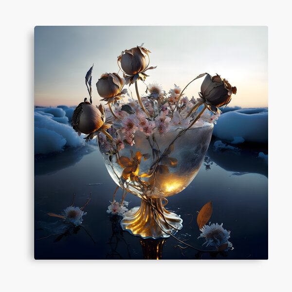 Redbubble for Winter | Sale Wall Frozen Art Flowers