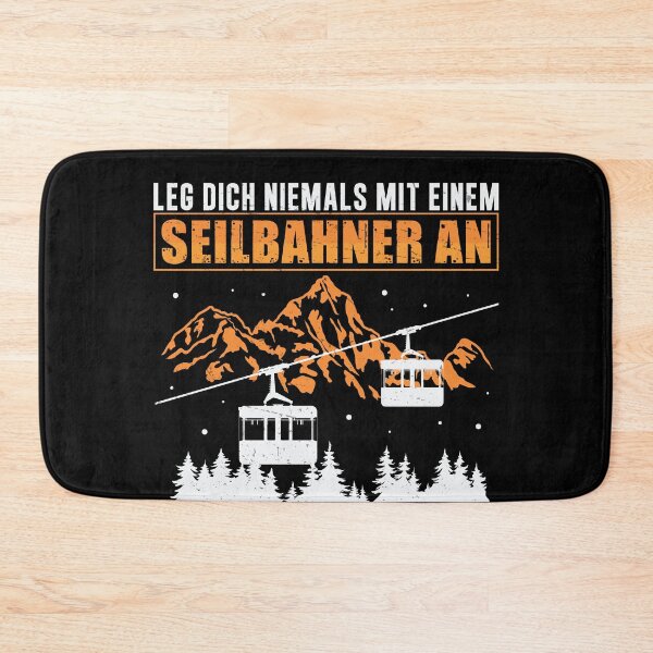 Item preview, Never run with a cable car on mountain railway designed and sold by StrongShirts.