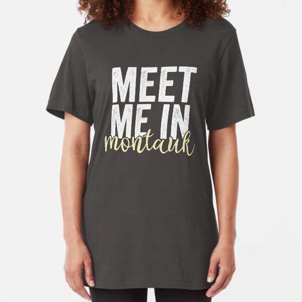 Meet Me In Mont auk Slim Fit T-Shirt