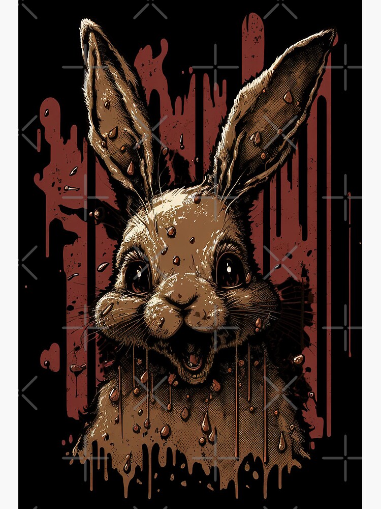 Bunny Weirdcore | Art Board Print